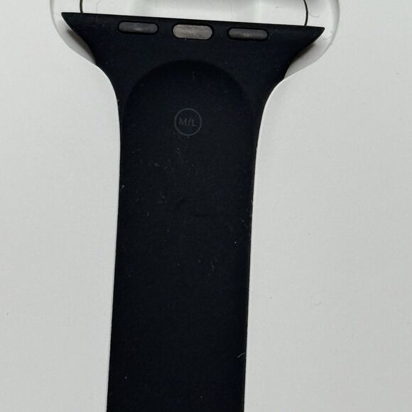 Genuine NEW OEM Apple Watch BLACK Sport Band 40mm Series 5 6 7 SE  S/M & M/L Set - Picture 5 of 7